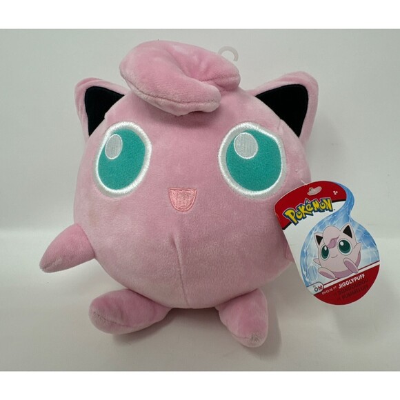 Pokemon Jigglypuff 8-Inch Plush 2019 GameFreak Wicked Cool Toys WCT NEW WITH TAG - Picture 1 of 9